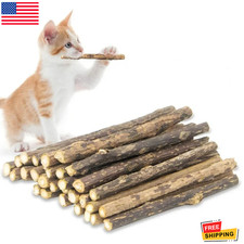15 PCS Catnip Sticks Organic Cat Chew Toys Natural Plant Matatabi Silvervine