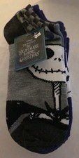 Disney The Nightmare Before Christmas 6 Pair Low Cut Socks - Shoe Size 4-10