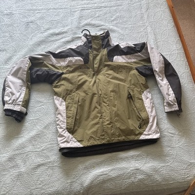 Columbia Interchange Omni-Tech 3-in-1 Jacket Mens M Waterproof Hooded Coat Camp
