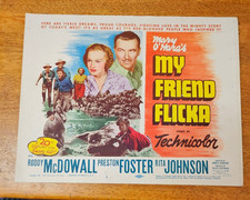 VINTAGE 1951 " My Friend Flicka  "  MOVIE LOBBY CARD 11 X 14 McDowall Foster