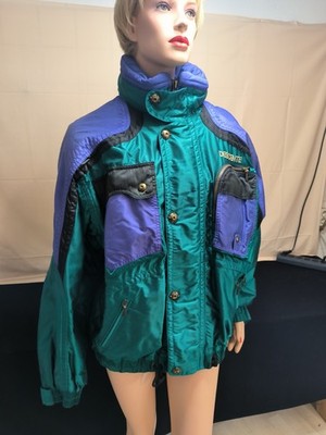 80er Jahre Retro Descente Colorblock Herren Ski Jacke Gr. 52 