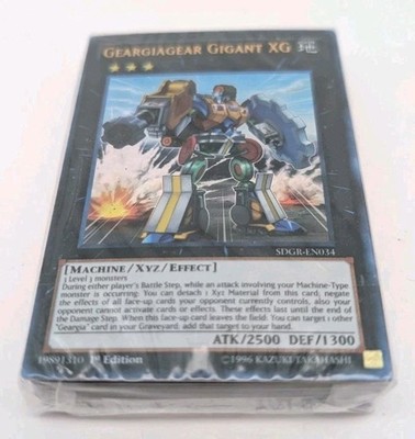 Yugioh Geargia Rampage Structure Deck - English - SEALED NO PACKAGING