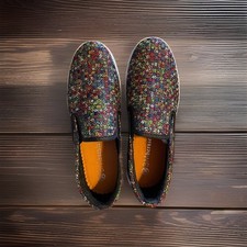 BM Bernie Mev Womens 38 Slip On Shoes Woven Weave US 7