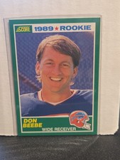 1989 Score Football Don Beebe #265 Rookie Card RC NM-MT. rookie card picture