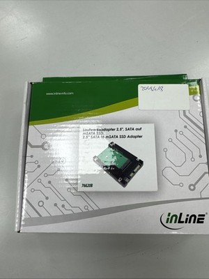 76620B InLine Laufwerksadapter 2 5 SATA auf mSATA SSD ~D~