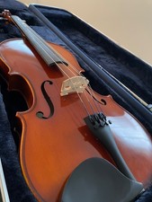 Student-Grade Viola Full Kit   Hard Case, Bow, Rosin  Accessories Included