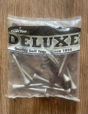 Bag Of Silver & Brown Pride Gold Tee Deluxe Golf Tees