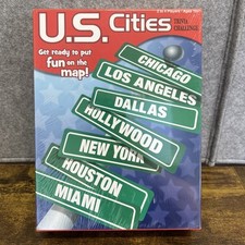U.S. Cities Trivia Challenge Game Get Ready to Put Fun on the Map! New & Sealed