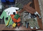 VINTAGE GI JOE CLOTHING & ACCESSORIES MISCELLANEOUS  HASBRO LOT  1970'S