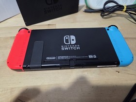 Nintendo Switch Neon Blue/Neon Red Bundle w/ Dock, AC Adapter, Case 128gb Card 