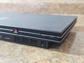 Sony PlayStation 2 Slim PS2 Black Gaming Console SCPH-70012 No Controller