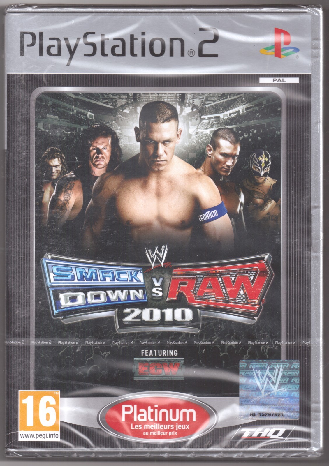 PS2 WWE Smackdown vs Raw 2010 Platinium Ed - Jeu PlayStation 2 Sealed Brand New