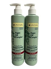 2 PACK lot LaCoupe Argan Oil Complex Revitalizing Conditioner Set 12oz Dovelok