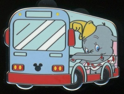 DLR Dumbo Disney Buses Wave A Series 4 2026 Hidden Mickey Disney Pin 182459