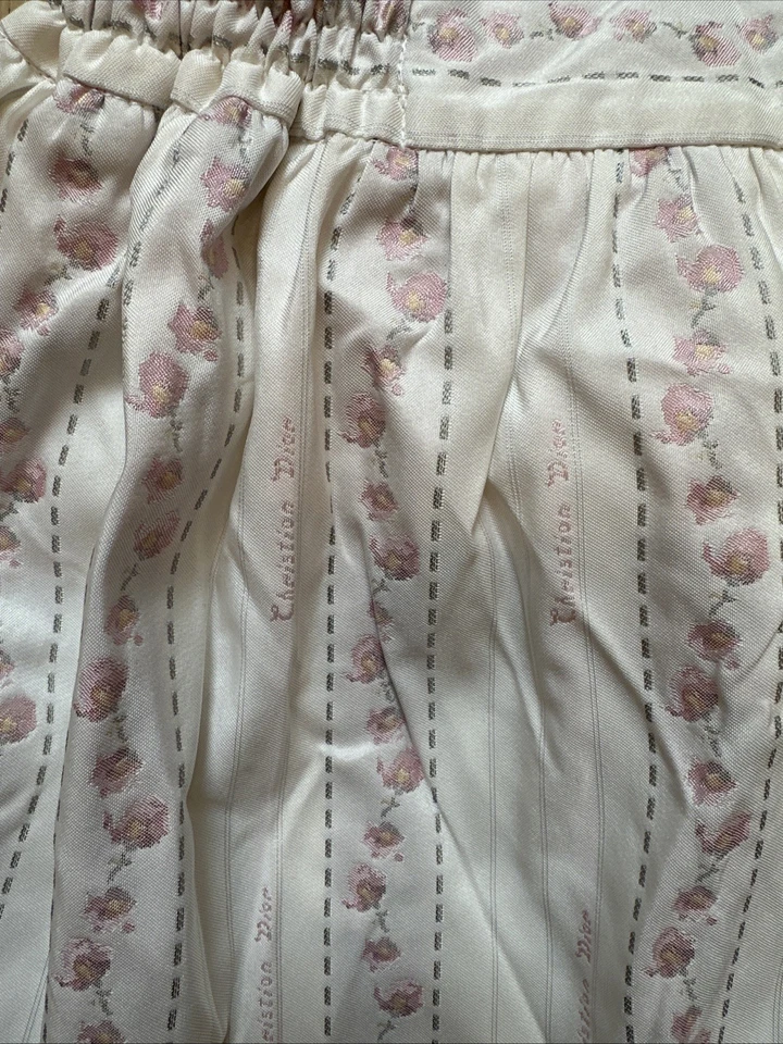 全新带标签 100% 正品 Christian Dior 儿童女孩迷你裙 - 10 码 - 象牙色和粉红色 — 第 4/4 张图片