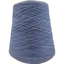 1980s Vintage Carisbrook Yarns 12/2 Cotton Cone Yarn Lilac Carded