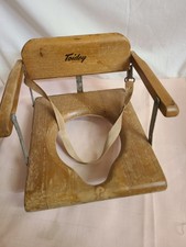Vintage 1940s-1950s TOIDEY Child Potty Training Wood Chair
