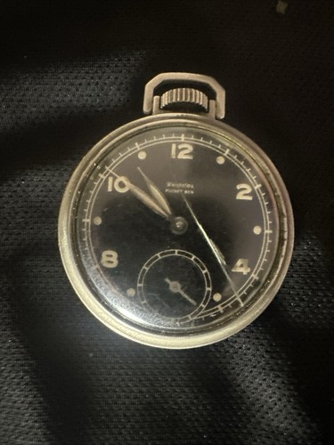 Westclox Scotty Pocket Watch Shock Resistant Works Excellent!