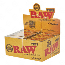 50 Heftchen RAW TIPS ORIGINAL Papierfilter Packung mit 2500 Filtern