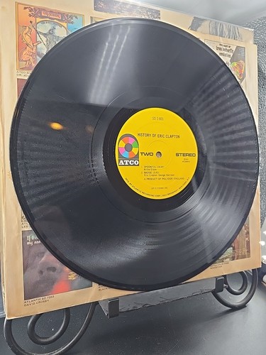 ERIC CLAPTON History of Eric Clapton ATCO LP 1st PR Presswell Pressing VG/VG - Picture 16 of 19