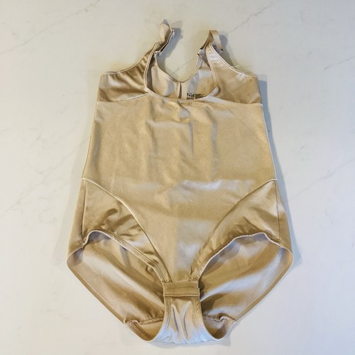 NAOMI & NICOLE Women’s Smooth Away Control Torsette Bodybriefer 7112 Size L