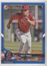2018 Bowman Draft Blue 73/150 Matt Thaiss #BD-166 1q5