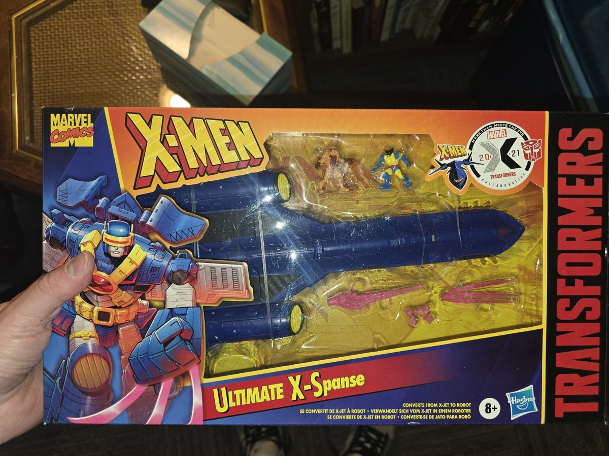 Transformers X-Men Ultimate X-Spanse Figure Blackbird X-Jet Brand