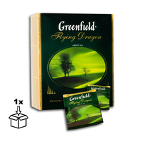"Greenfield GrüNer Tee \"Flying Dragon\" - 2G X 100 Teebeutel, 200G"