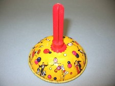 Vintage 1940's Clicker Rattle Noise Maker  Tin Litho Metal  HAPPY NEW YEAR