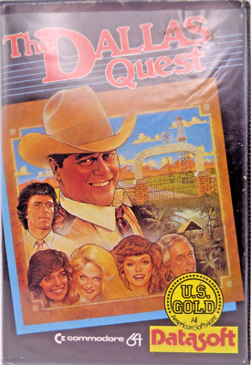 COMMODORE 64/128 -- THE DALLAS QUEST (U.S. GOLD/DATASOFT - DISK)