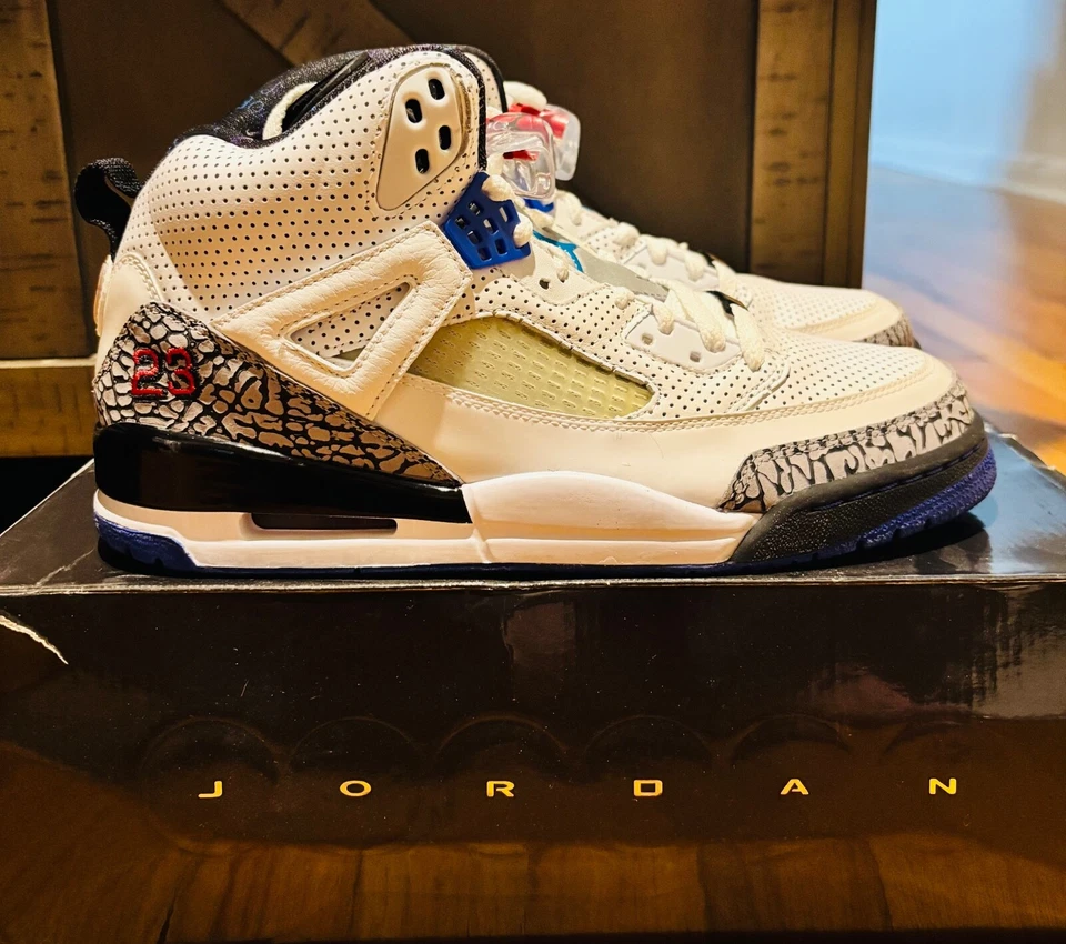 СОВЕРШЕННО новый никогда не носили размер 10 - Jordan Spizike белый - 315371-102 - Изображение 3 из 4