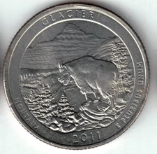 USA - 2011P - Washington ¼ $ - Glacier - Rare - #18491