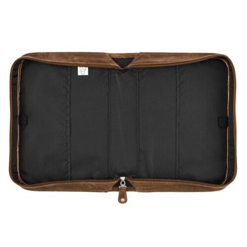LARGE BIBLE COVER: Trust In The Lord Two-Tone Brown, Faux Leather - Proverbs 3:5 - Picture 4 of 7