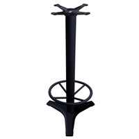 Ji Bases 22-inch Cast Iron 3-prong Bar Height Table Base With 3-inch Column, 19- Ji Bases 22-inch Cast Iron 3-prong Bar Height Table Base With 3-inch Column, 19-