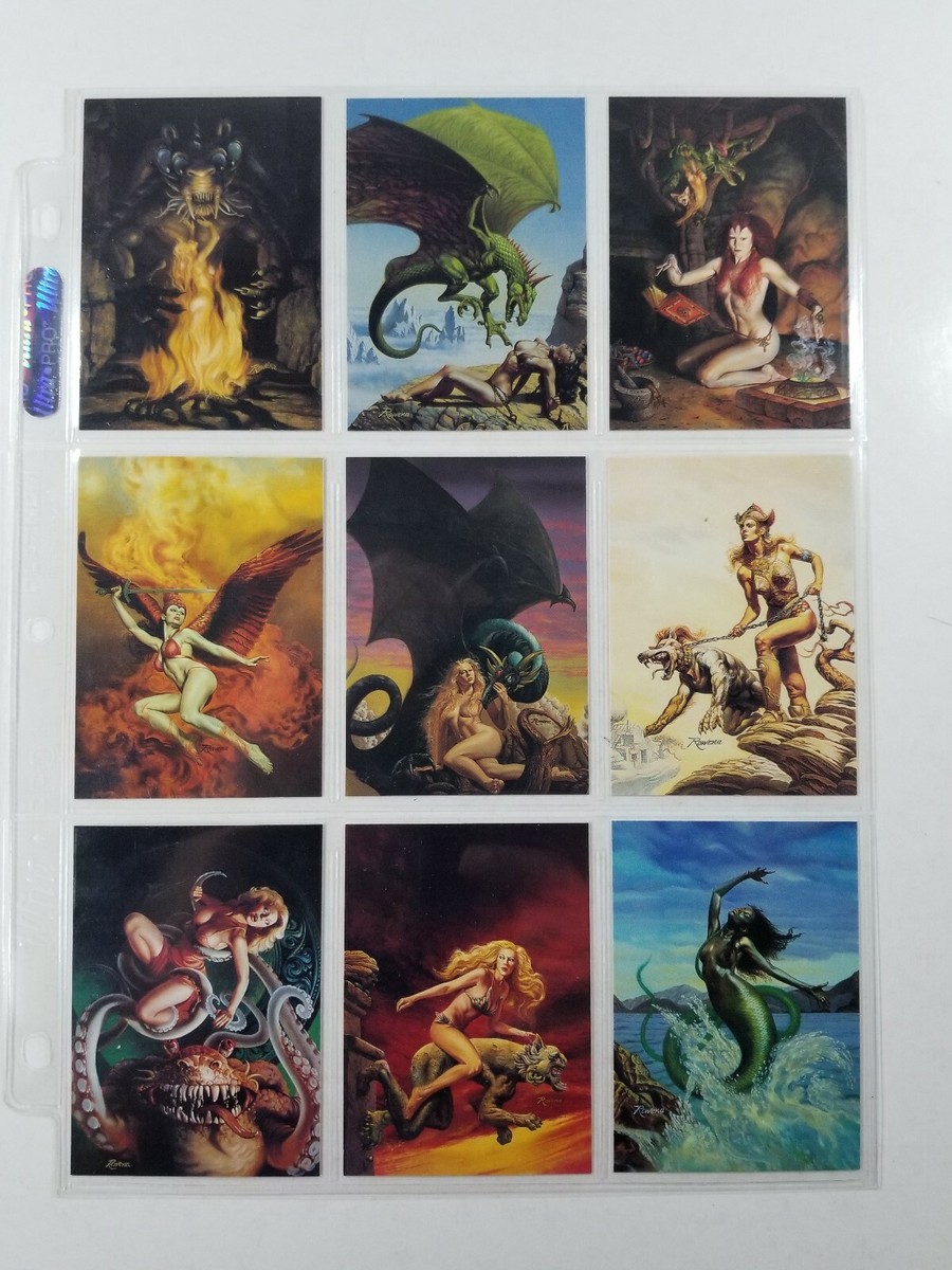 ROWENA FANTASY ART TRADING CARDS 1993 - 90 Card Set w/ Box