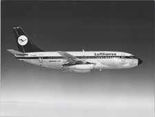 FOTO ORIGINAL DE LA AEROLÍNEA LUFTHANSA BOEING 737 D-ABCE DE COLECCIÓN LH ALEMANIA 1971