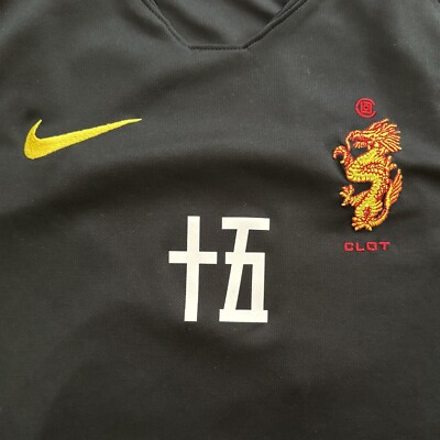 Men's Nike x Clot 15th Anniversary Soccer Jersey Shirt #15 Size