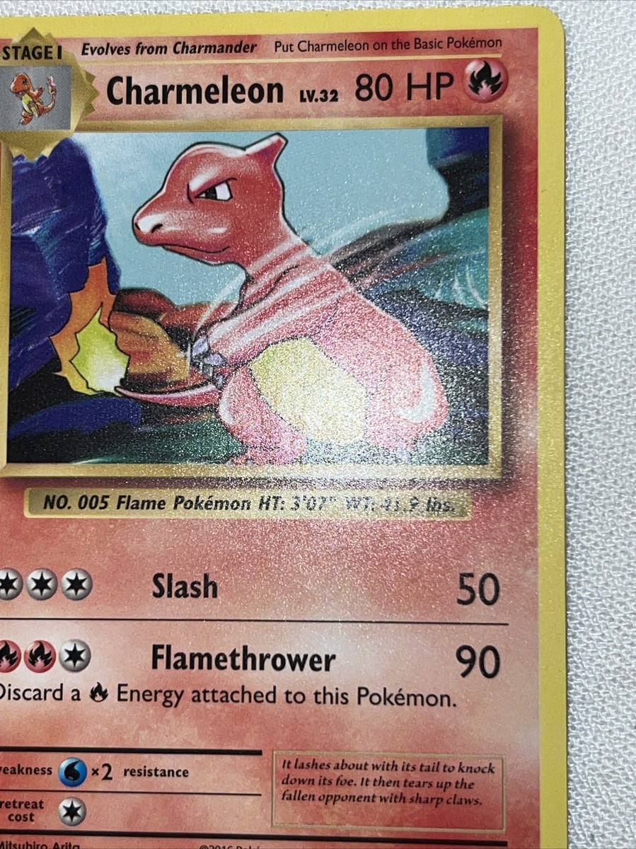 2016 Pokemon TCG XY Evolutions 10/108 Charmeleon Non-Holo