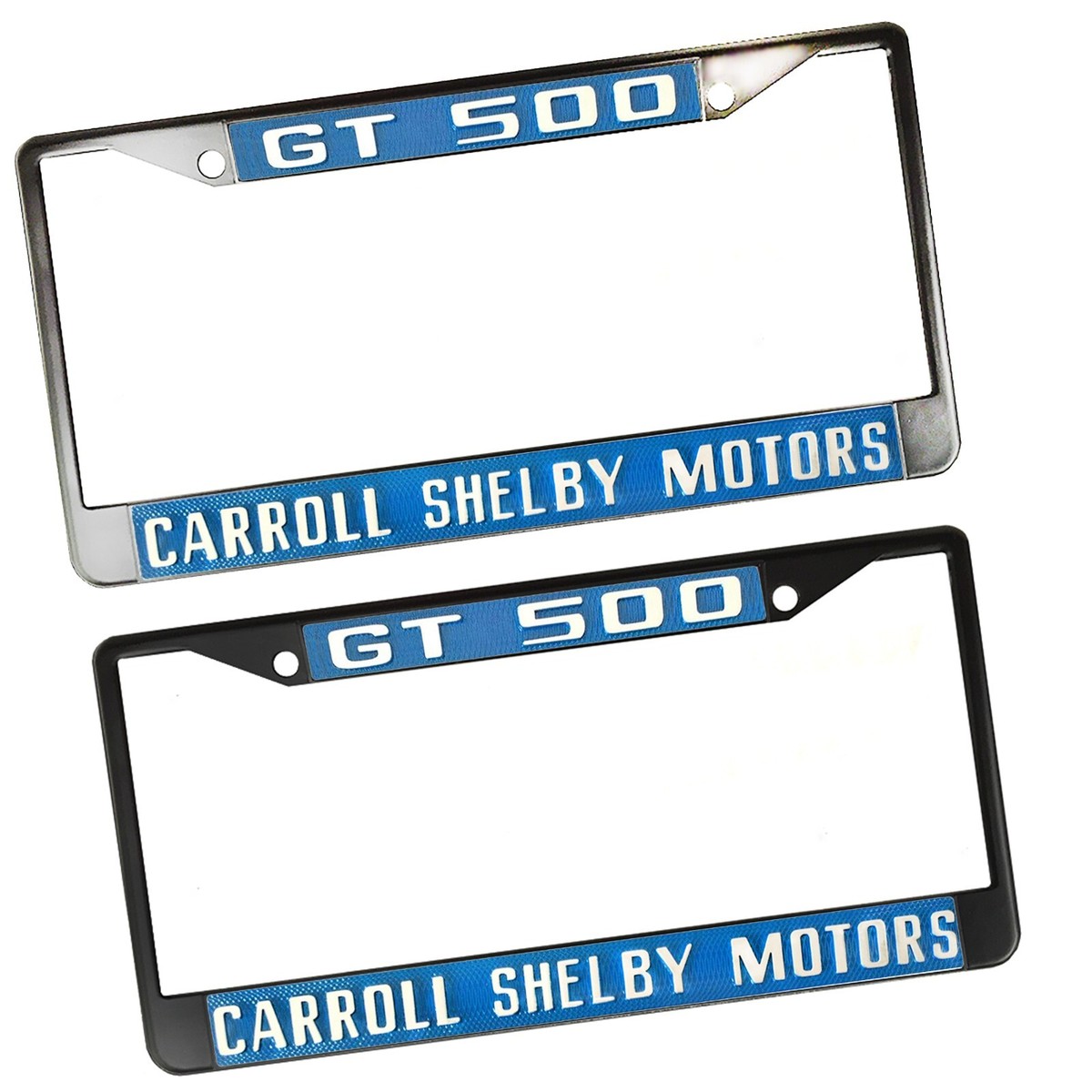 ONE Carroll Shelby Motors Classic GT350 GT500 Metal License Plate