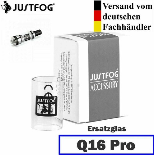 JustFog Verdampfer Q14 Q16 P16A C14 Q16 PRO Ersatzglas Tube Coil