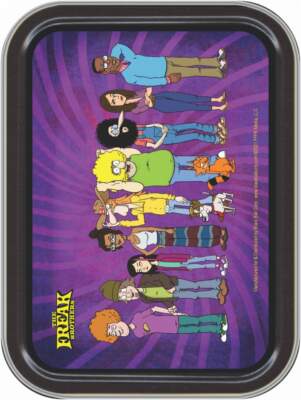 Stash Tins - Freak Brothers Group Storage Container 4.37'' L x 3.5'' W x 1'' H