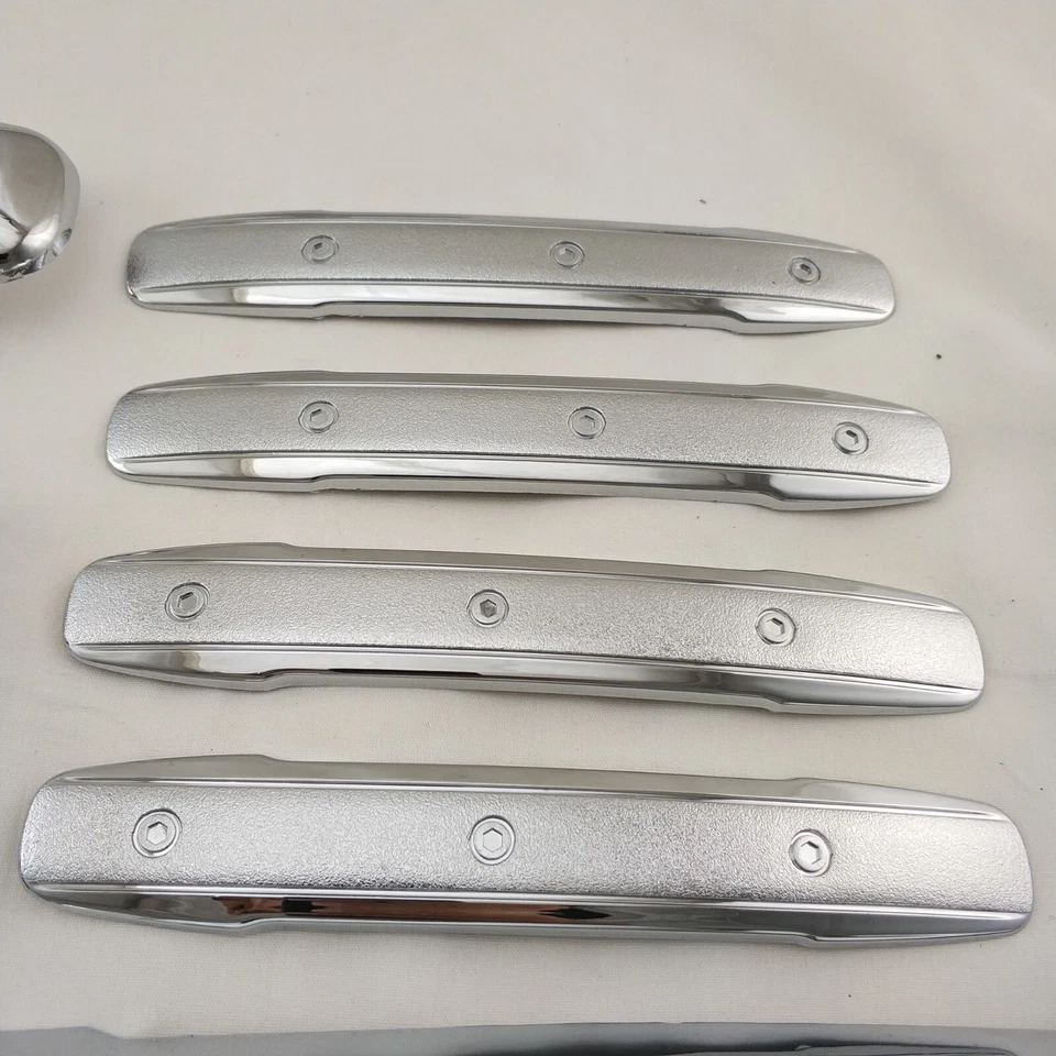 Chrome Side Tailgate Door Handle Cover Trim For 99-05 Suzuki Grand Vitara 10pcs - Imagem 4 de 4