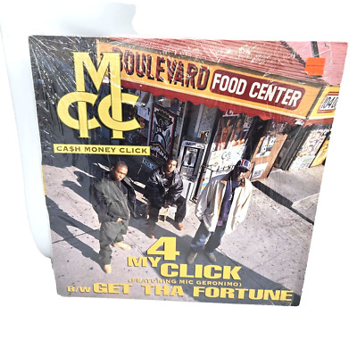 Cash Money Click - 4 My Click / Get Tha Fortune 12  Vinyl TESTED VG Disc, G Slee