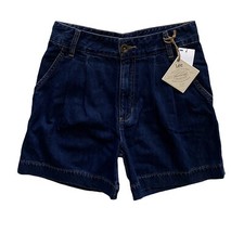 Lee Vintage Modern Nwt Pleated Denim 3778238 Artisan Blue Denim Shorts