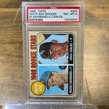1968 Topps M.Abarbanel/C.Carlos #287 *White Sox Rookies* PSA 8 NM-MT