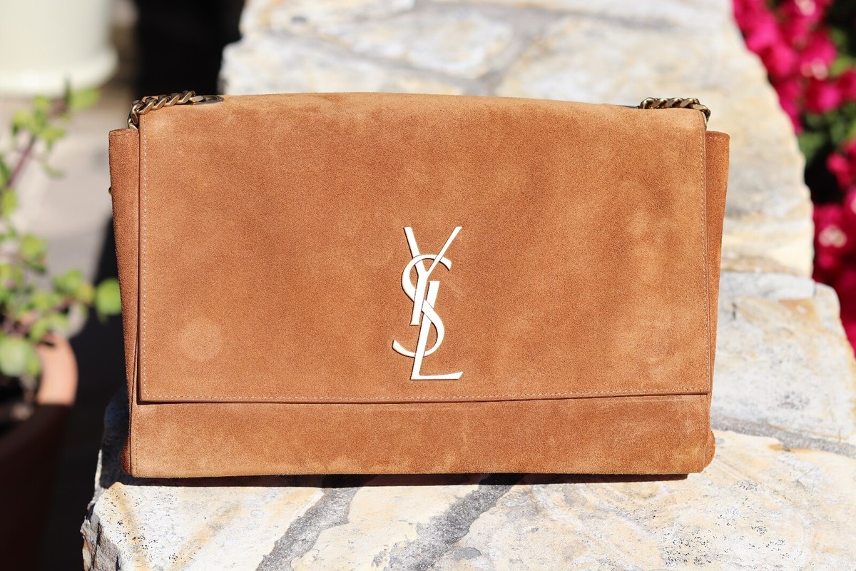 バッグ・カバンその他 Saint Laurent MEDIUM KATE REVERSIBLE BAG Saint Laurent Kate Medium Reversible Chain Bag in Suede and
