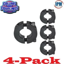 4-PACK! NEW! 8MM Double Split 2-PC Clamp Shaft Collar Steel Black Oxide CCM82S