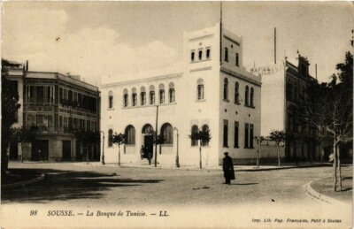 CPA AK TUNESIEN TUNESIEN SOUSSE-La Banque de (239338)
