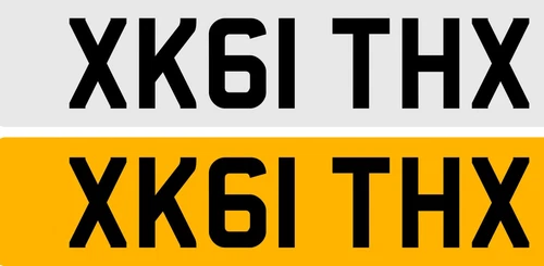 KEITH KATH XK61 THX Private  Number Plate Personal Car Reg  On  Retention - Picture 1 of 2