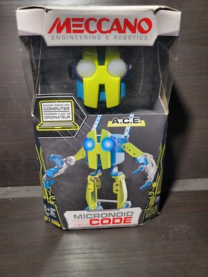 MECCANO MICRONOID CODE ACE PROGRAMMABLE ROBOT BUILDING KIT NEW SEALED